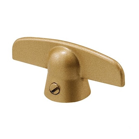 Prime-Line Tee Handle, Roman Gold, 3/8 in. Special, Fits Pella Windows (1 Pair) H 3827